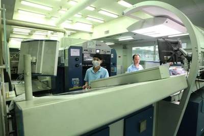 市委宣傳部調研組蒞臨樟木，調研雋思印刷公司計算機系統服務發展情況